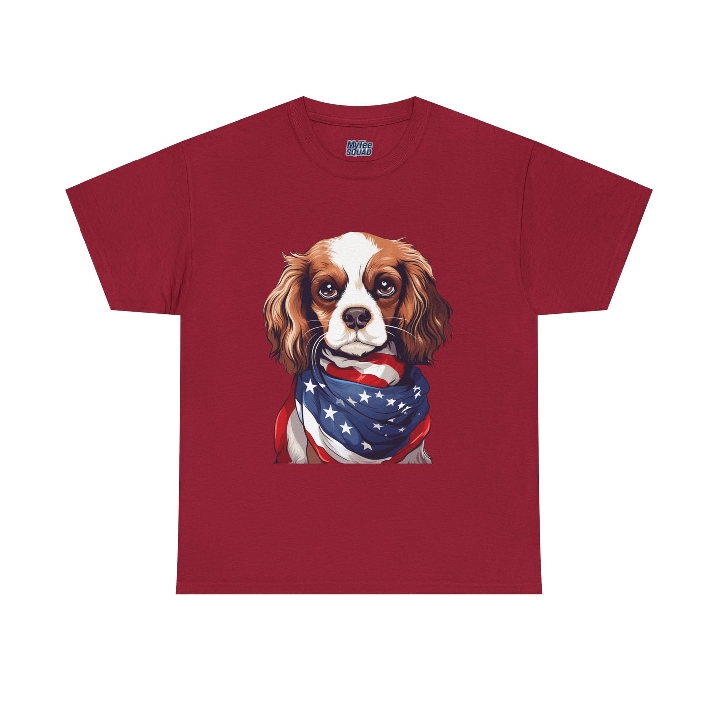 Patriotic Cavalier King Charles Spaniel Unisex T-Shirt