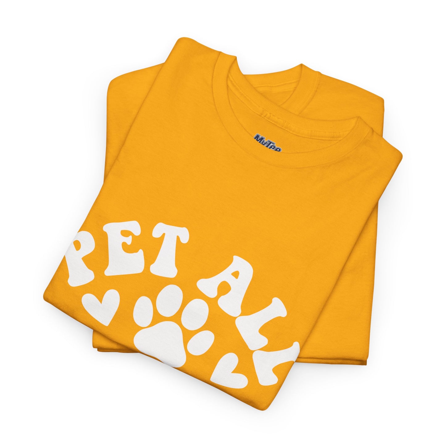 Pet All the Dogs Cotton T-Shirt, Dog Lover Tee