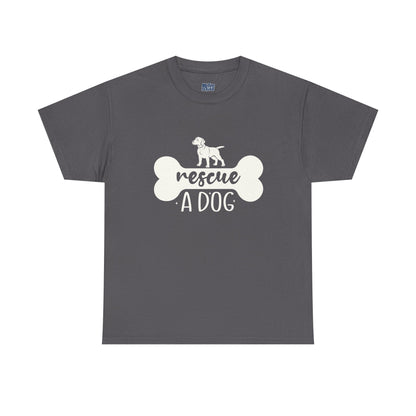 Rescue a Dog Unisex Cotton T-shirt | Dog Lover