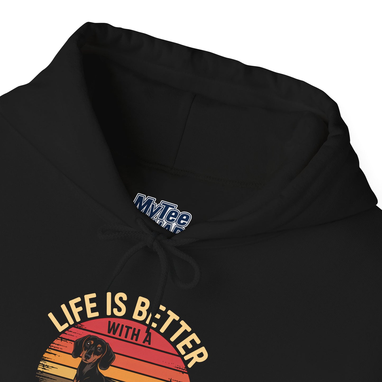 Life Is Better With A Dachshund Unisex Hoodie – Dog Lover Retro Pullover
