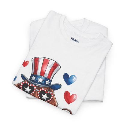 Patriotic Dachshund Unisex T-Shirt | Dog Lover Gift, July 4th Celebration