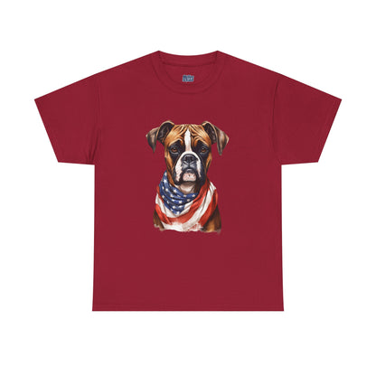 Patriotic Boxer Unisex T-Shirt