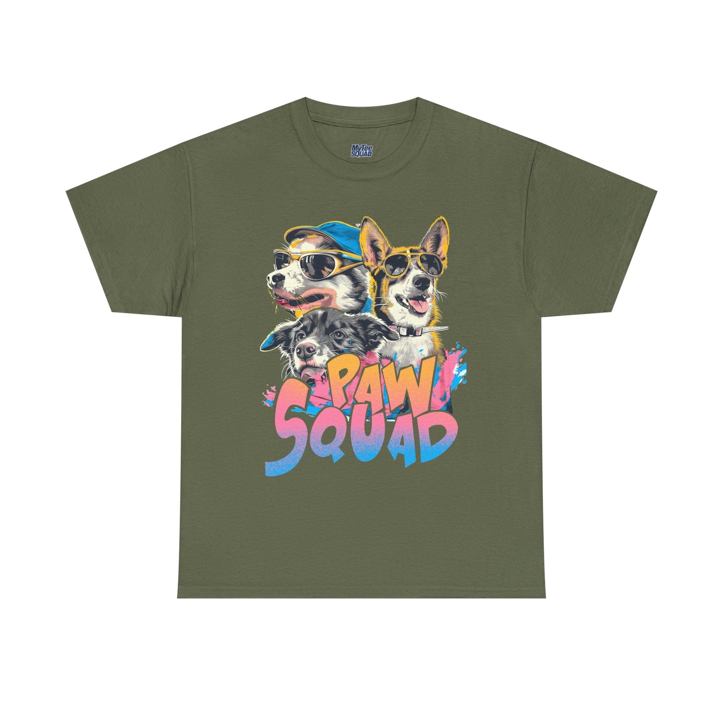 Paw Squad Unisex T-Shirt – Dog Crew Graphic Tee For Pet Lovers