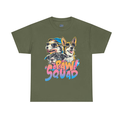 Paw Squad Unisex T-Shirt – Dog Crew Graphic Tee For Pet Lovers