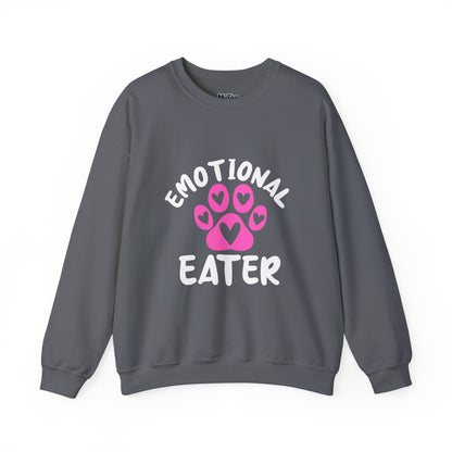 Emotional Eater Sweatshirt – Heart, Paws & Snacks