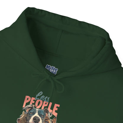 Less People More Dog Unisex Hoodie – Cozy Statement For Dog People