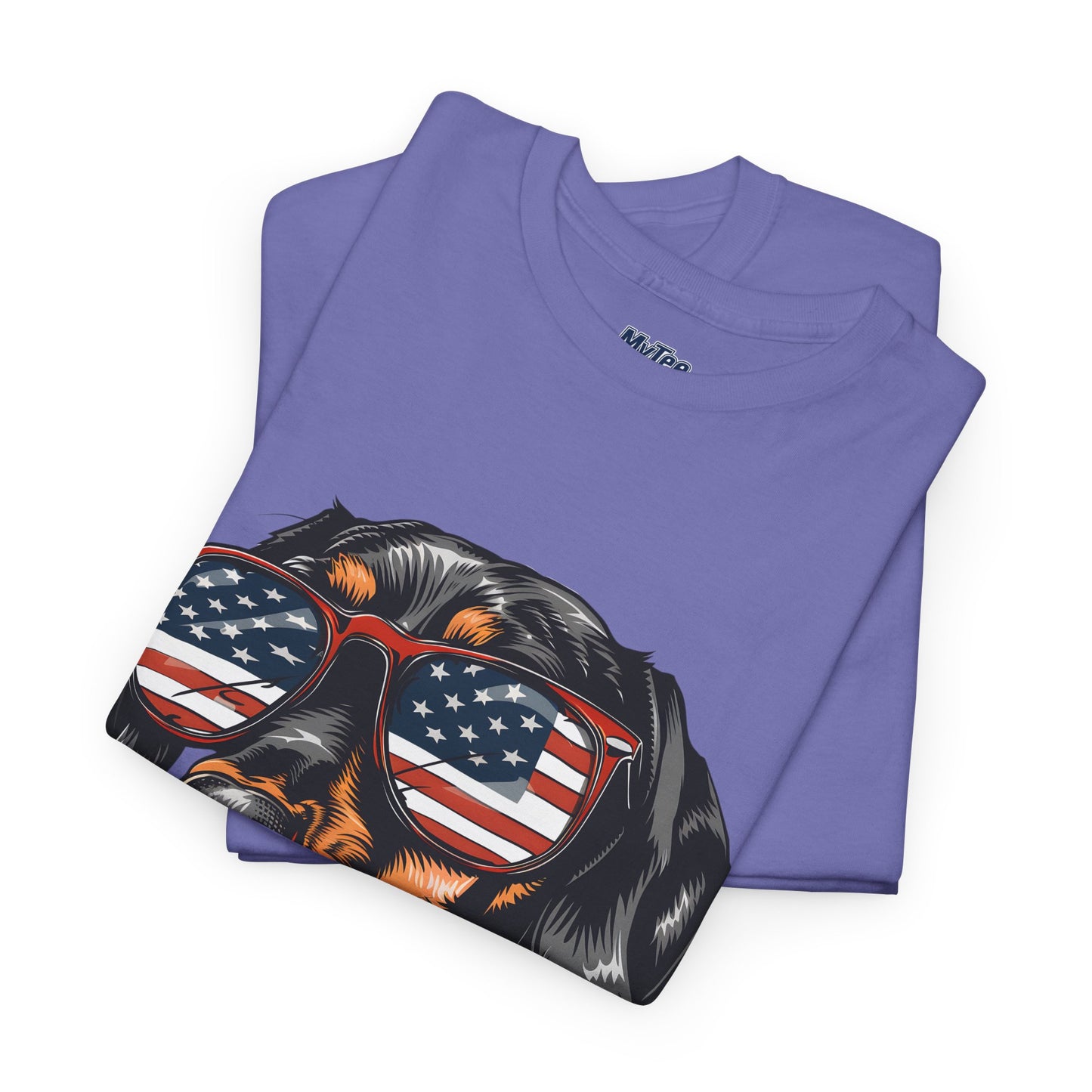 Patriotic Dachshund With Sunglasses Unisex T-Shirt