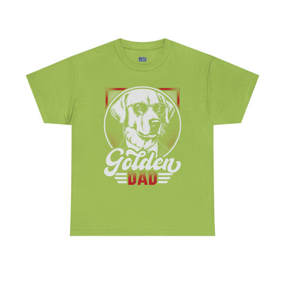 Golden Dad, Golden Retriever T-Shirt | Best For Dog Dad
