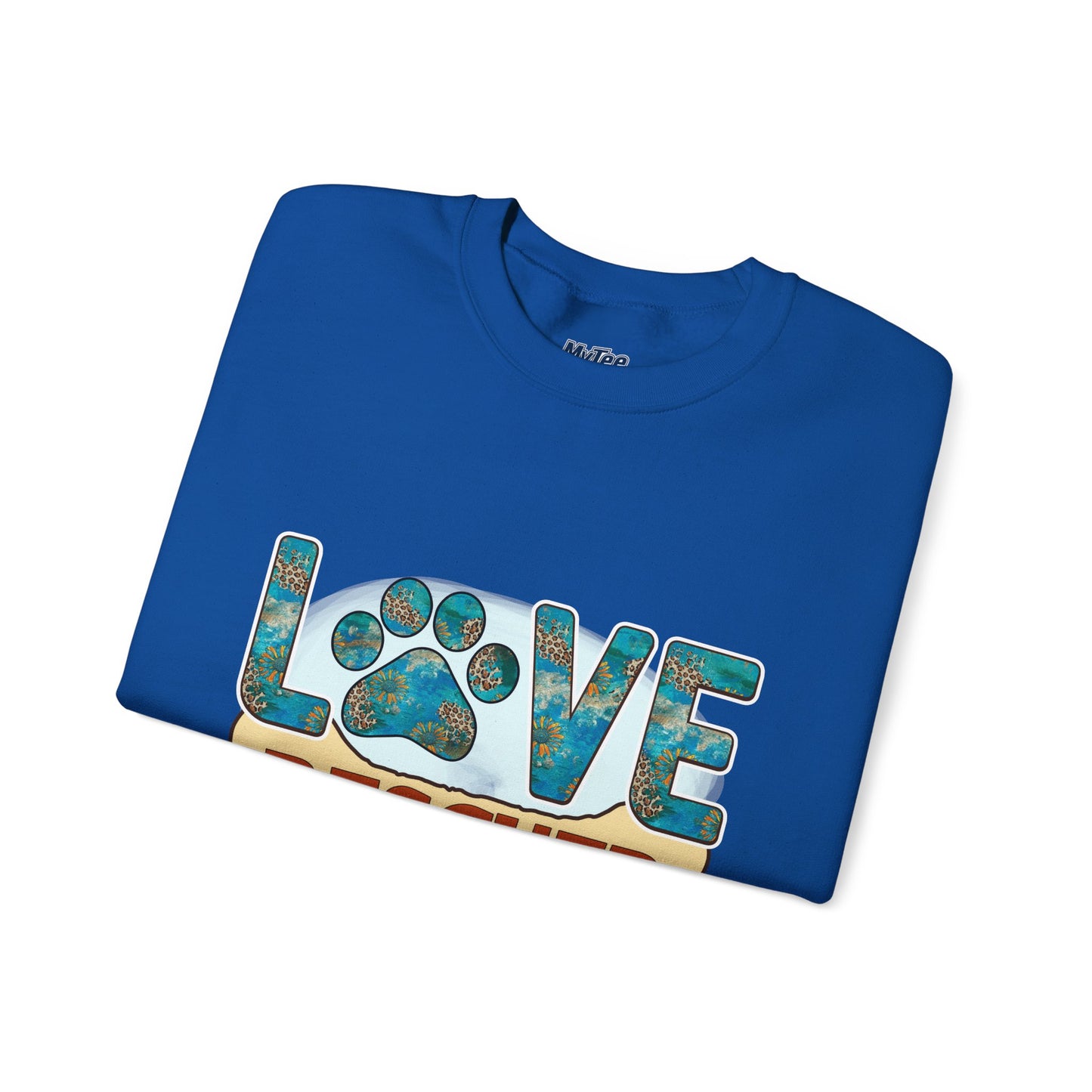 Love Rescued Me Unisex Sweatshirt | Cozy Pet Lover Gift