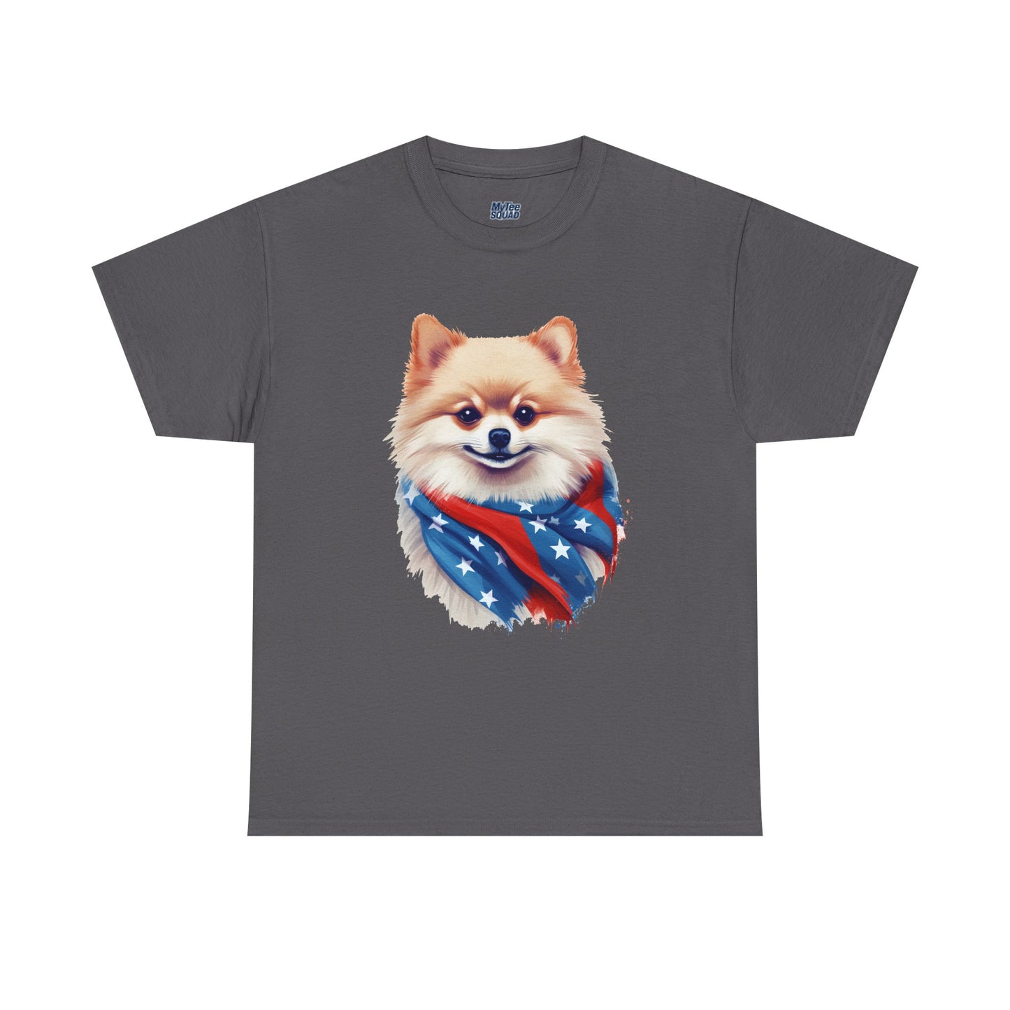 Patriotic pomeranian Unisex T-Shirt