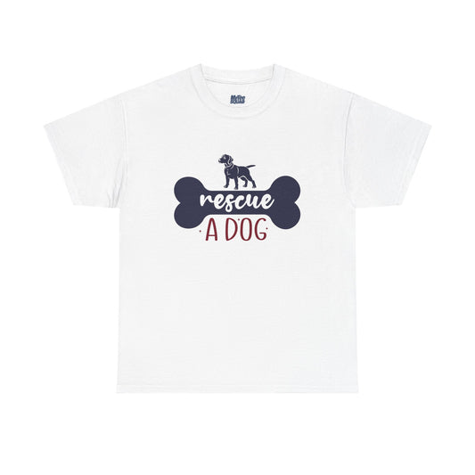 Rescue a Dog Unisex Cotton T-shirt | Dog Lover