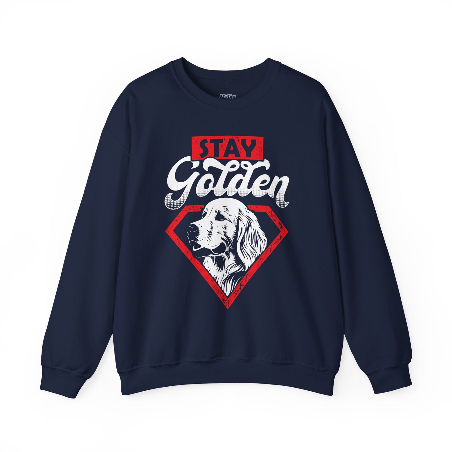 Stay Golden Retriever Sweatshirt – Bold Dog Lover Graphic Tee