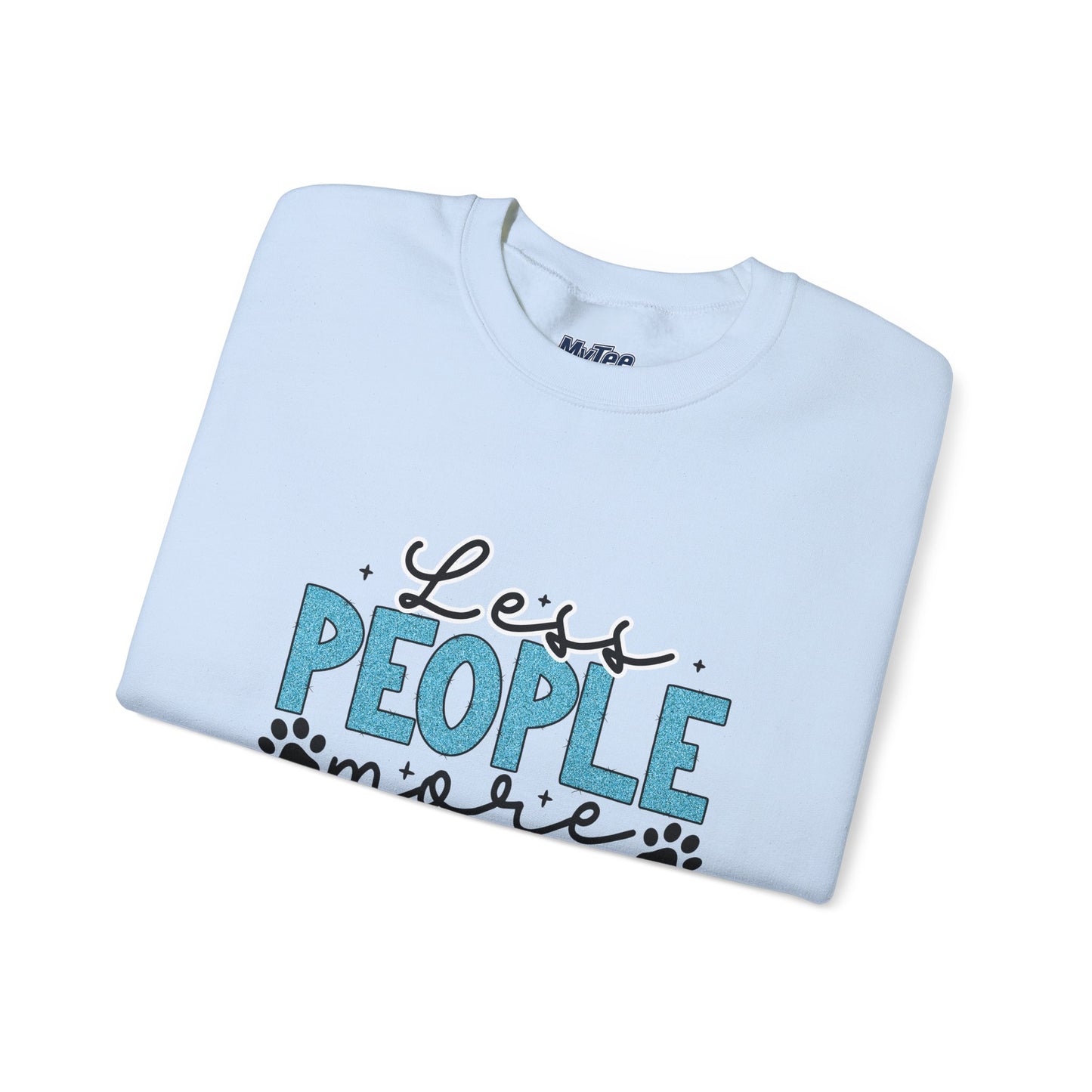 Less People More Dogs Unisex Crewneck Sweatshirt | Pet Owner Gift