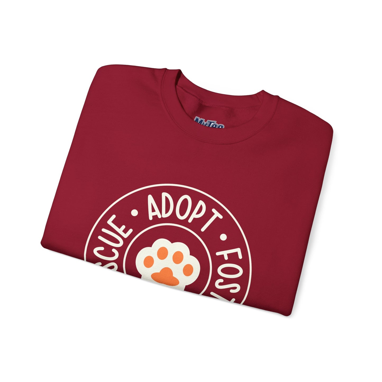 Rescue, Adopt, Foster Unisex Sweatshirt | Animal Lover Gift, Pet Adoption Crewneck