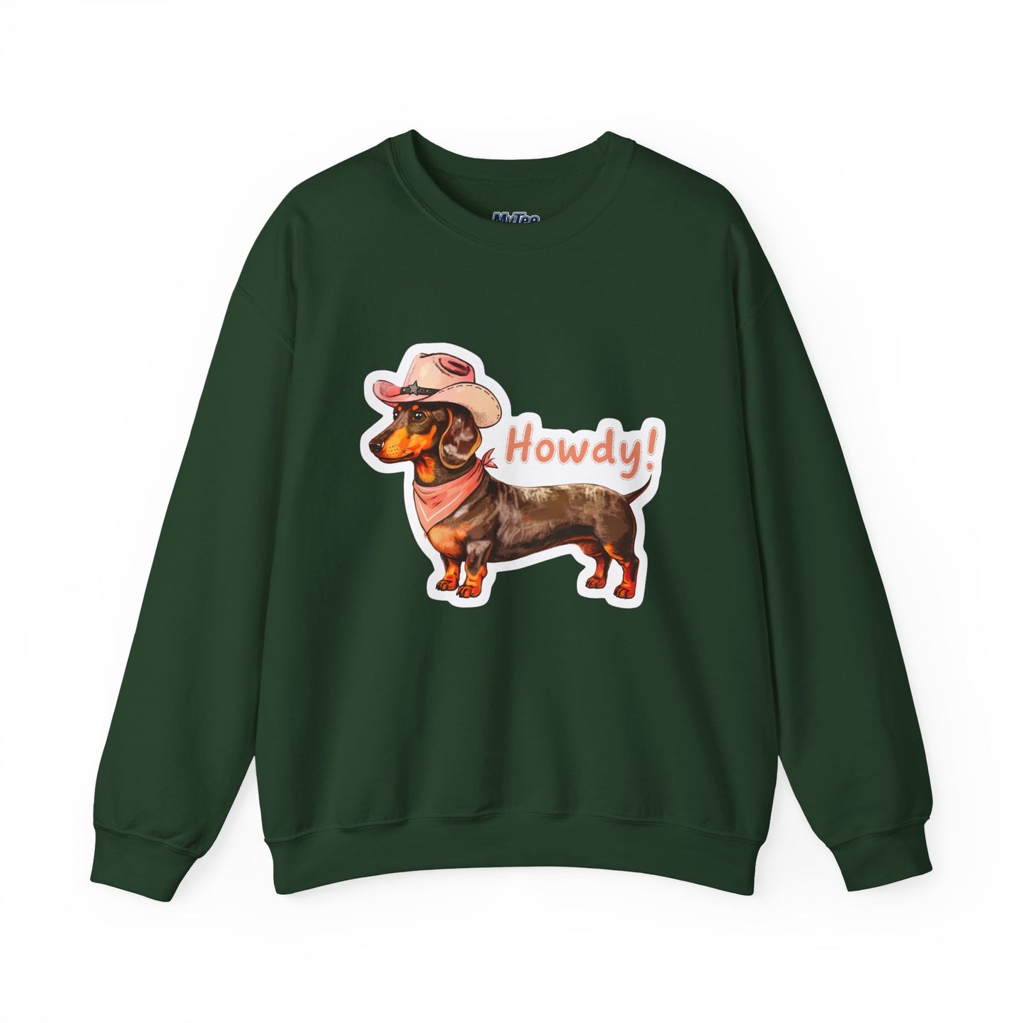 Dachshund Howdy Unisex Sweatshirt – Cozy Western Pup Pullover