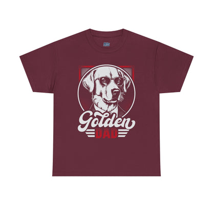 Golden Dad, Golden Retriever T-Shirt | Best For Dog Dad