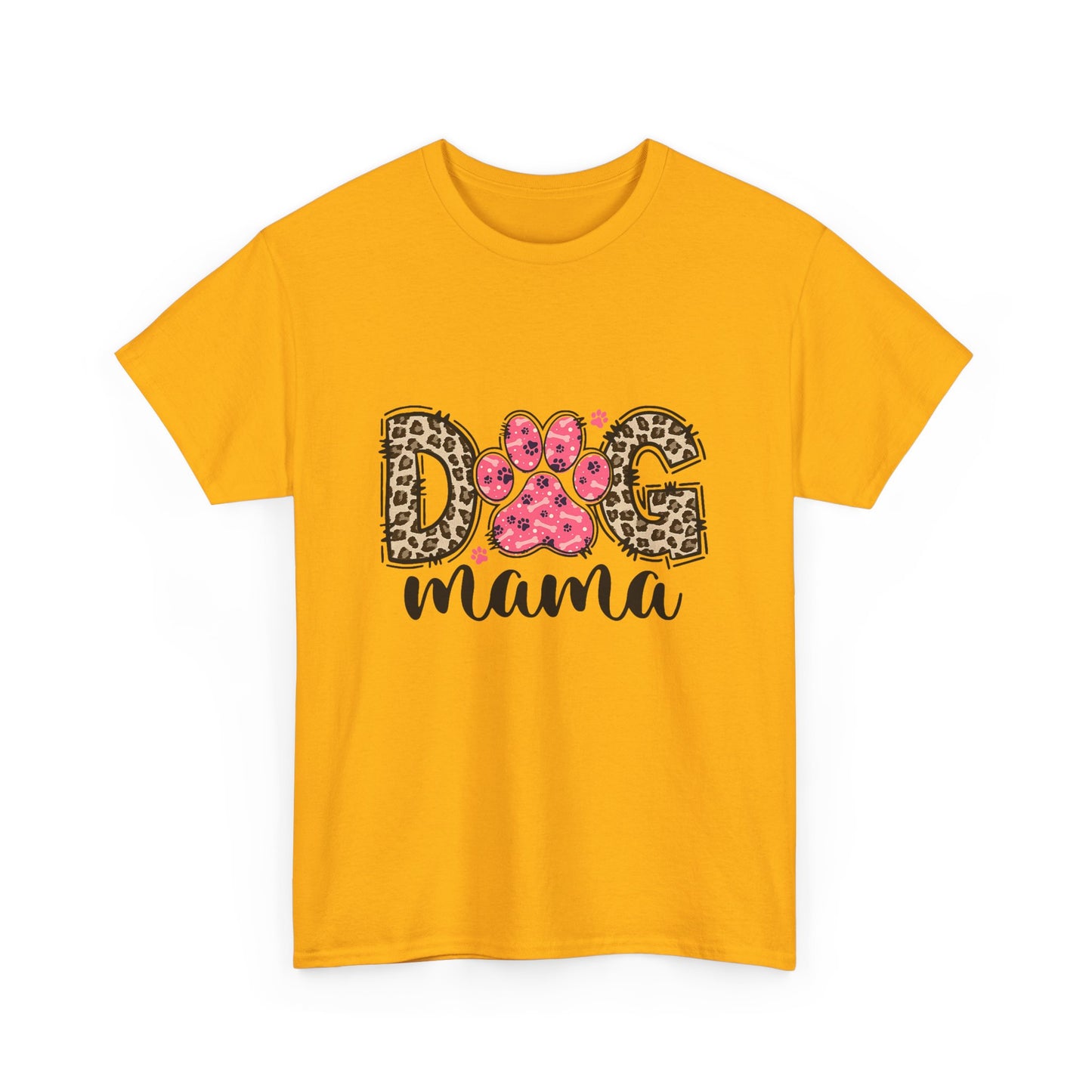 Dog Mama Graphic Cotton T-Shirt | Perfect for Pet Lovers