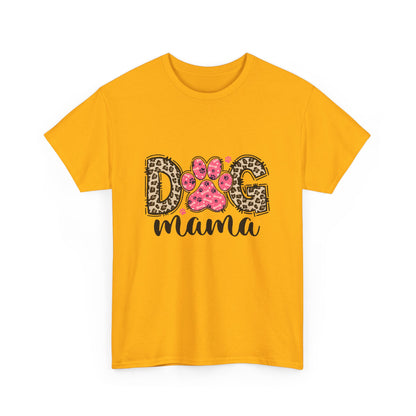 Dog Mama Graphic Cotton T-Shirt | Perfect for Pet Lovers
