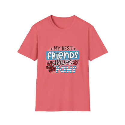 Best Friends Pet Lover T-Shirt, Animal Lover Gift, Cute Graphic Tee, Gift for Dog Owners, Birthday Present, Casual Wear