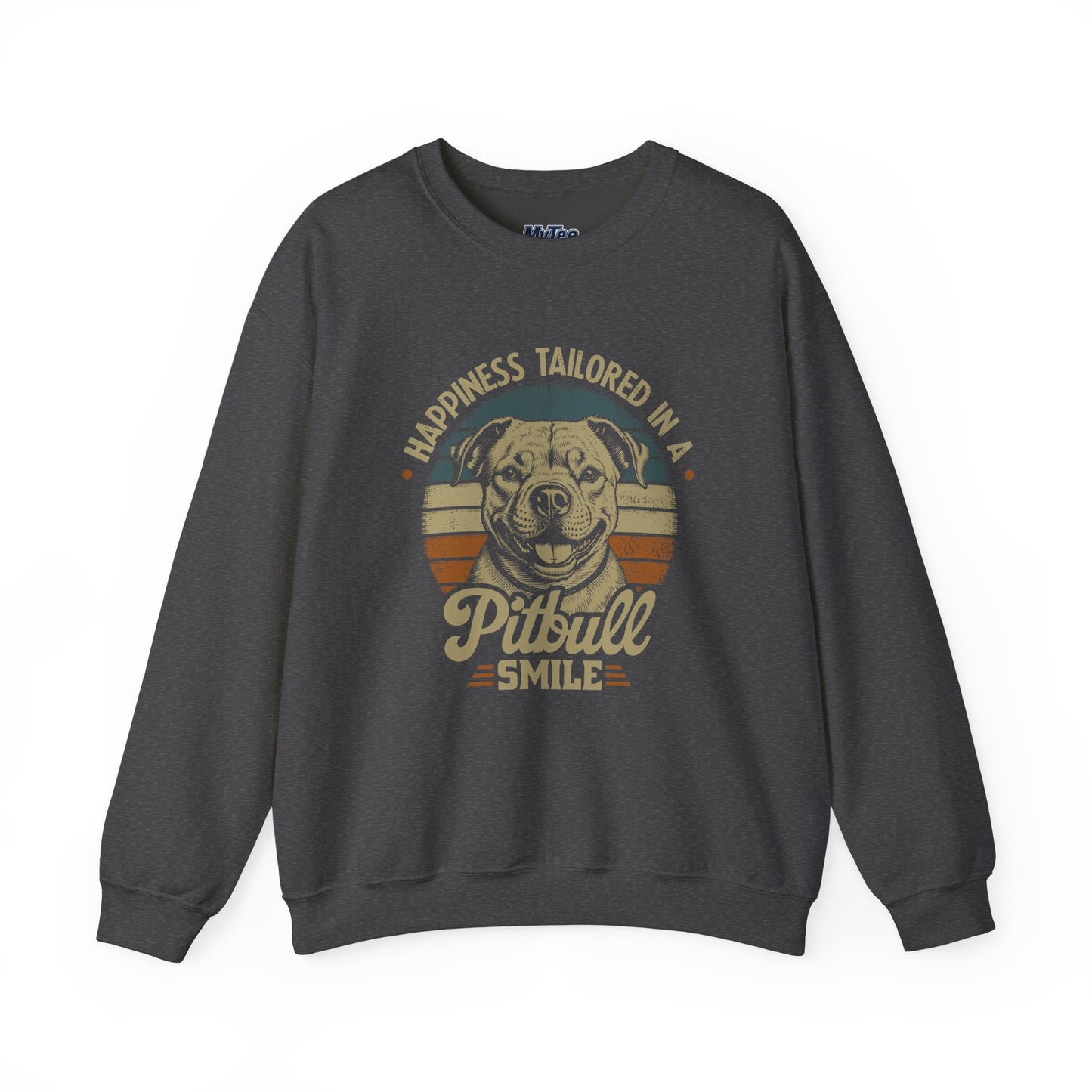 Happiness Tailored In A Pitbull Smile Unisex Sweatshirt