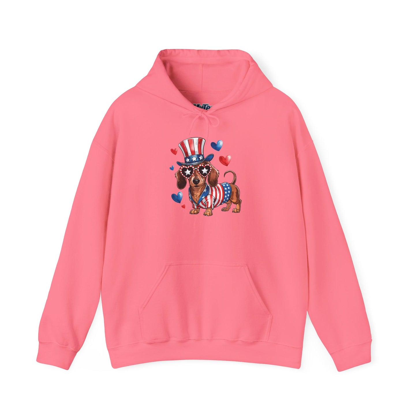 Patriotic Dachshund Unisex Hoodie - Perfect For 4th Of July