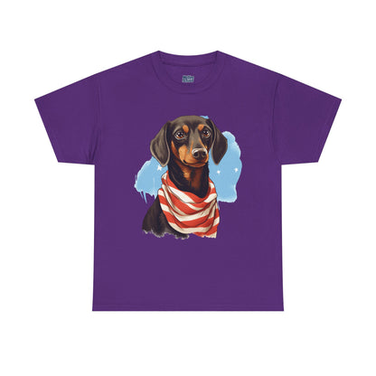 Patriotic Dachshund Unisex T-Shirt