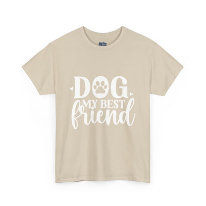 Dog My Best Friend Unisex Heavy Cotton T-Shirt | Pet Owner Apparel