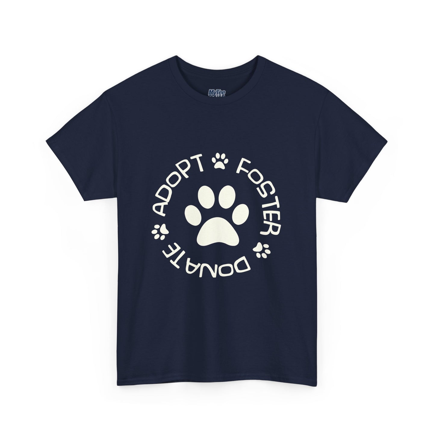 Adopt, Foster, Donate Unisex T-Shirt| Animal Rescue Support