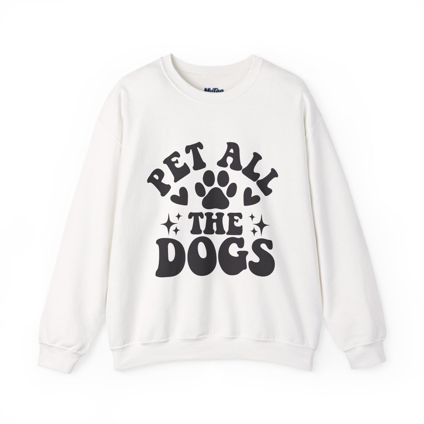 Pet All The Dogs Crewneck Sweatshirt | Cozy Dog Lover Gift
