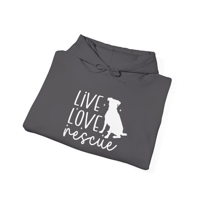 Live Love Rescue Unisex Hoodie For Pet Lovers