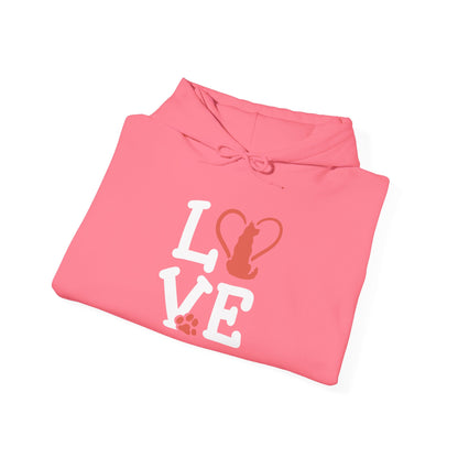 Love Cat Hoodie | Cozy Gift for Pet Lovers