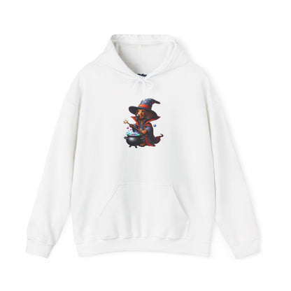 Dachshund Wizard Unisex Hoodie – Bewitching Dog Graphic