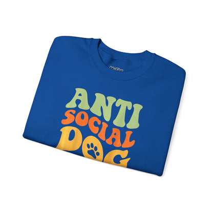 Anti-Social Dog Moms Club Sweatshirt | Relaxed Style For Fur Mama