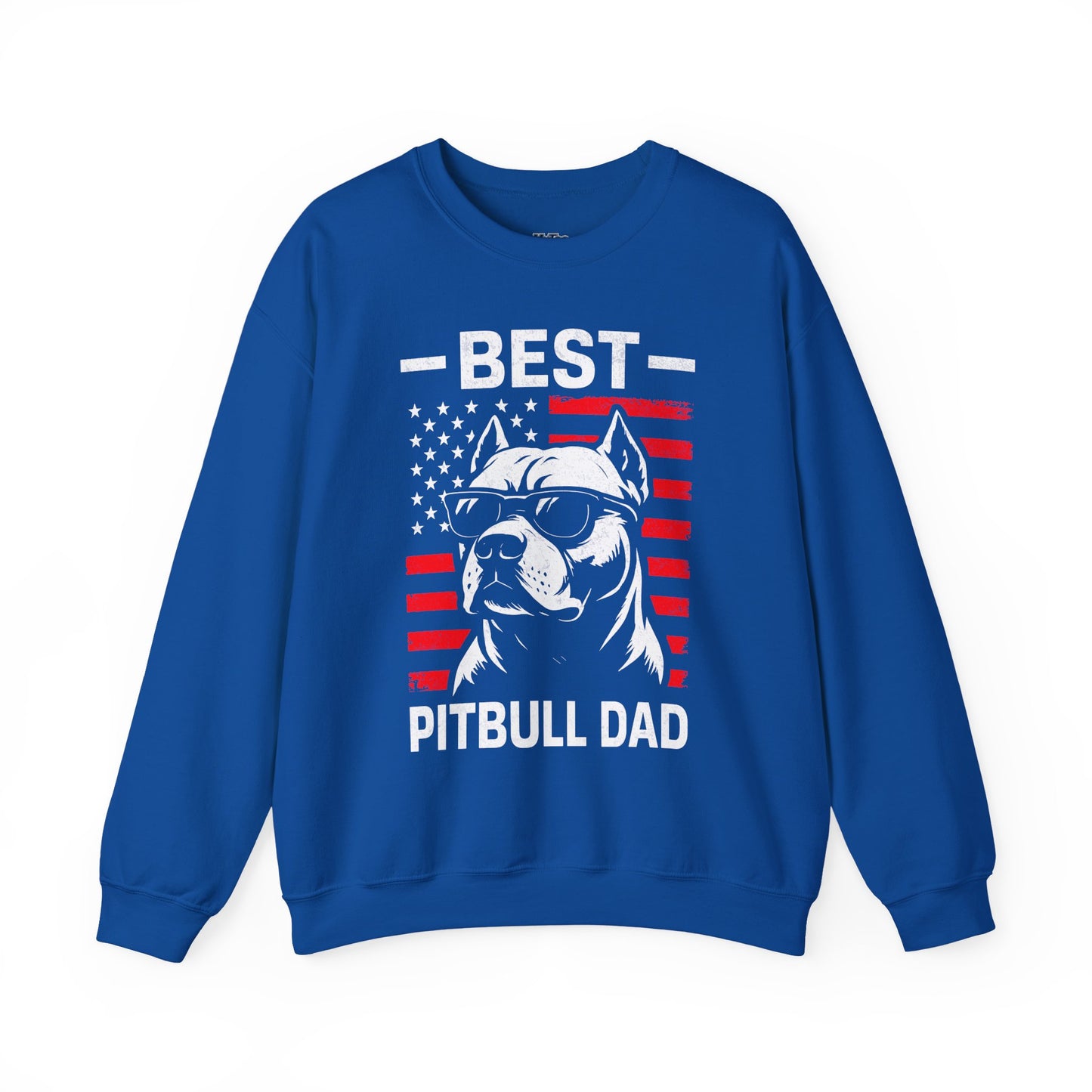 Best Pitbull Dad Ever SweatShirt For Proud Dog Father