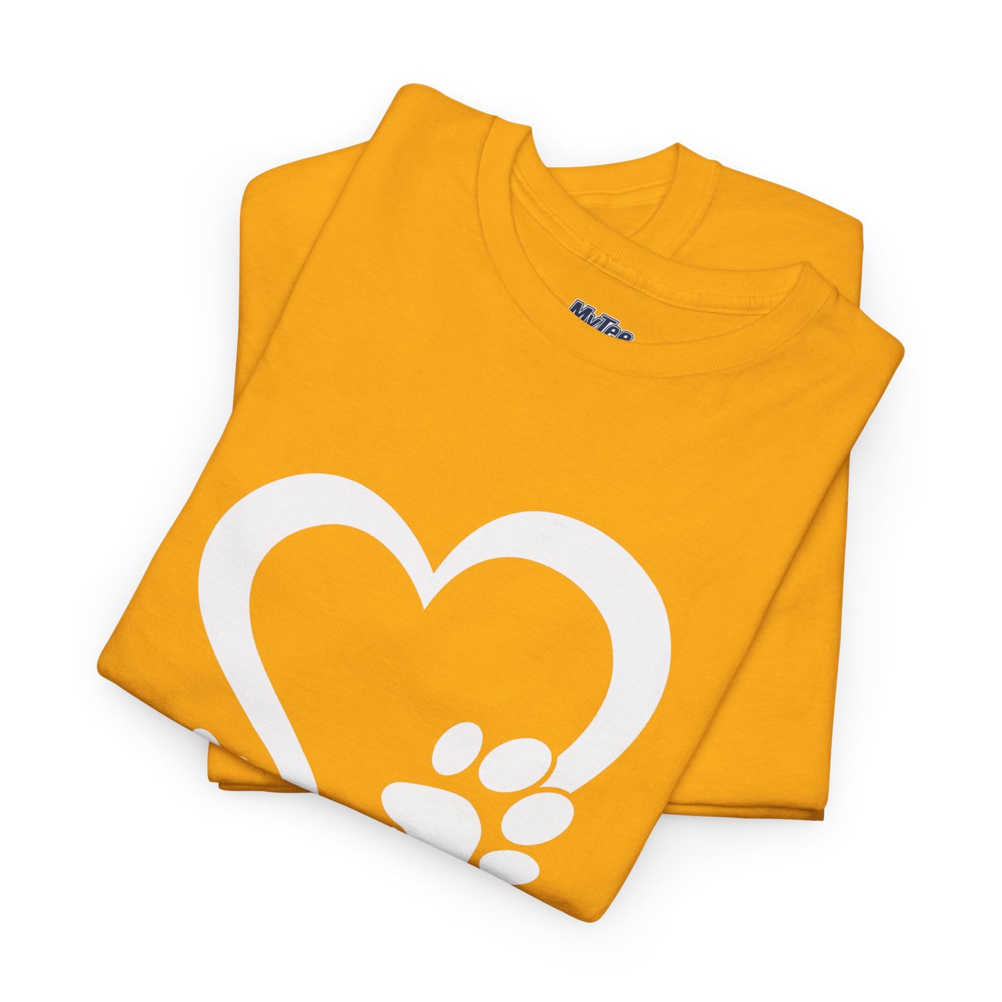 Heart With Paw Print Love T-shirt