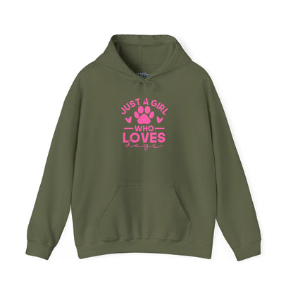 Just A Girl Who Loves Dogs Hoodie | Gift for Dog Mom