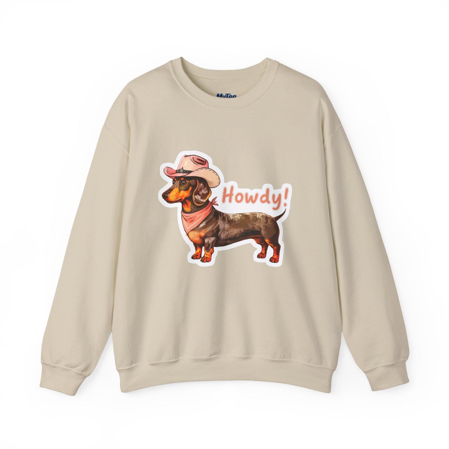 Dachshund Howdy Unisex Sweatshirt – Cozy Western Pup Pullover