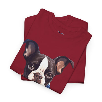 Patriotic Boston Terrier Unisex T-Shirt