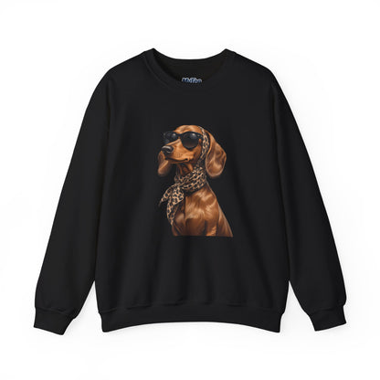 Chic Dachshund Dog Lover Unisex Sweatshirt | Crewneck Pullover For Pet Lovers