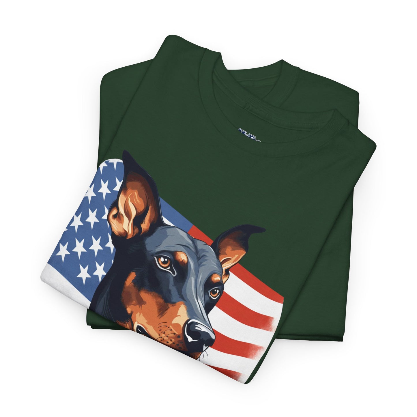 Patriotic Doberman Pinscher Unisex T-Shirt