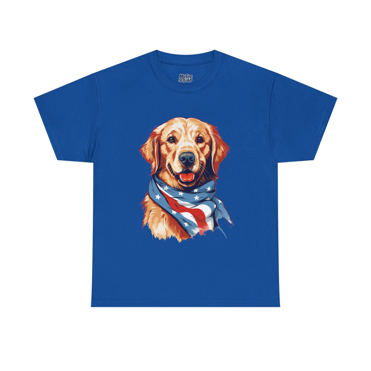 Patriotic Golden Retriever Unisex T-Shirt