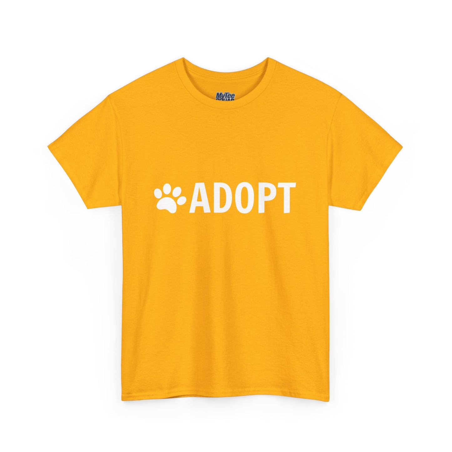 Adopt Unisex Heavy Cotton Tee | Perfect for Animal Lovers, Pet Adoption Events