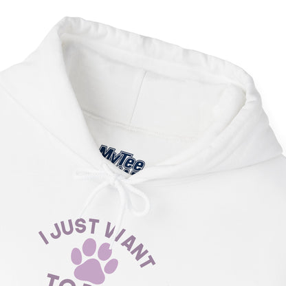 I Just Want To Be A Stay-At-Home Dog Mom Hoodie- Pup Mama Vibes