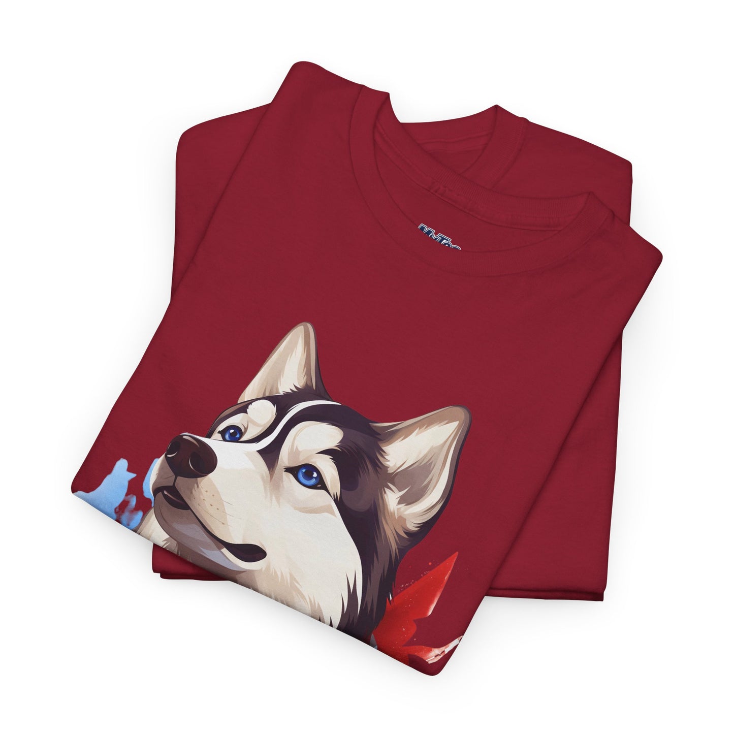Patriotic Siberian Husky Unisex T-Shirt