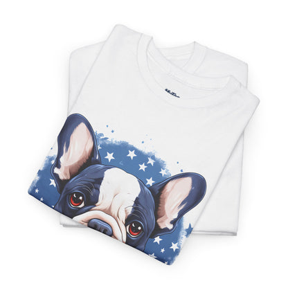 Patriotic French Bulldog Unisex T-Shirt | Dog Lover