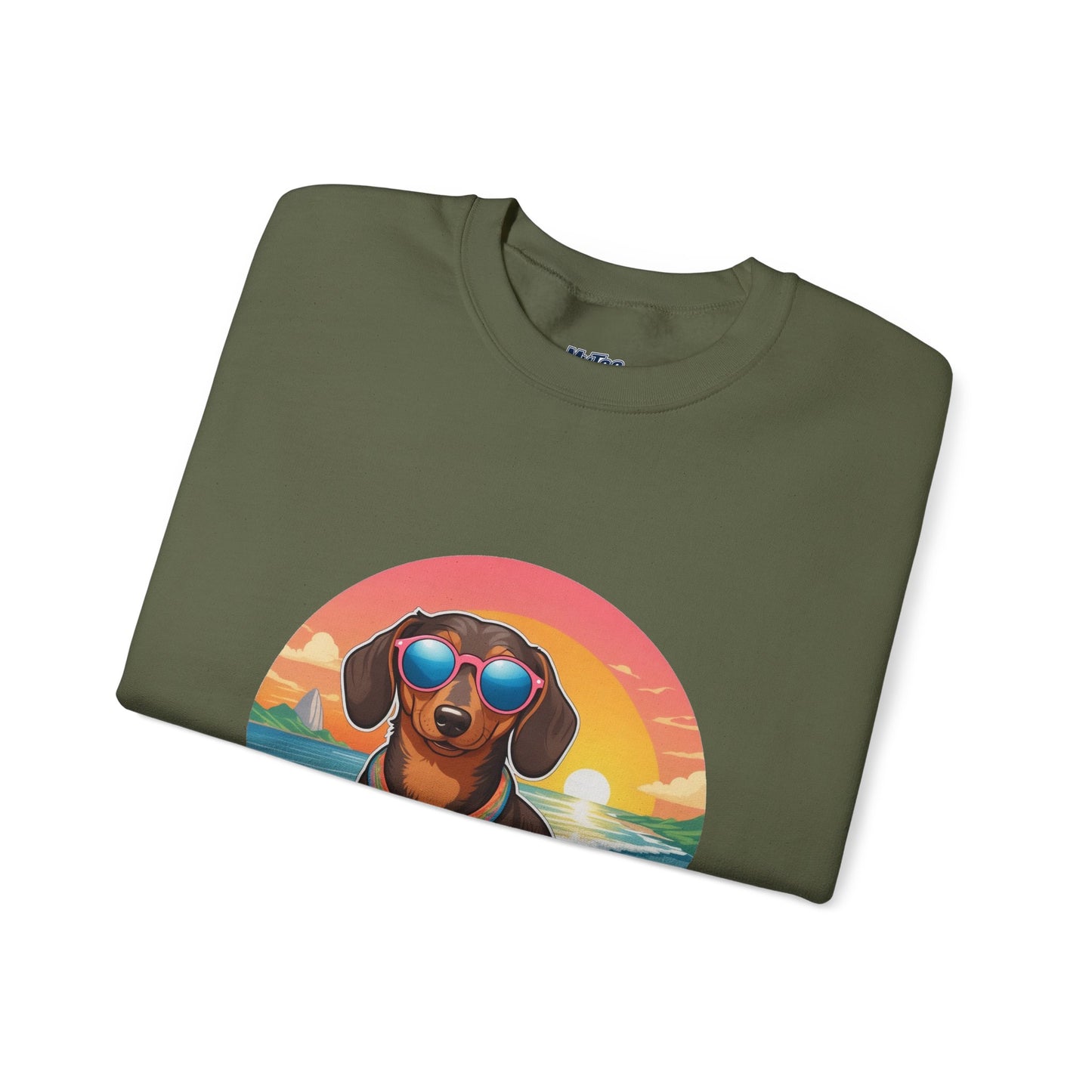 Dachshund Sunset Chill Unisex Sweatshirts