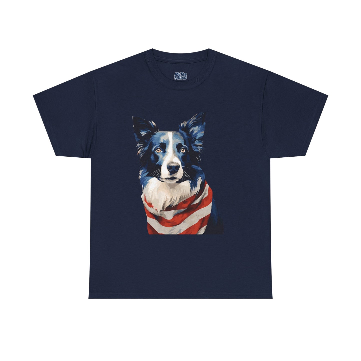 Patriotic Border Collie Unisex T-Shirt