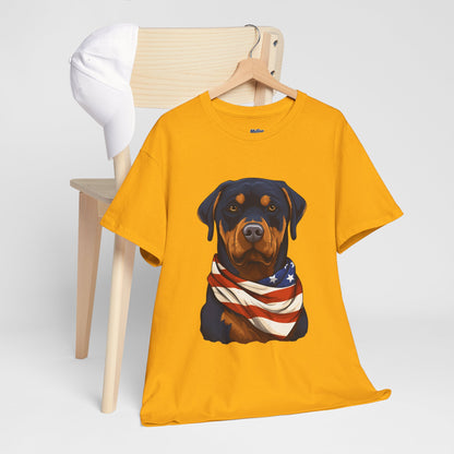 Patriotic Rottweiler Unisex T-Shirt