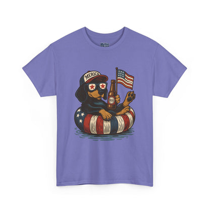 Patriotic Dachshund America Unisex T-Shirt