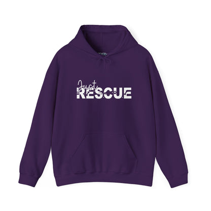 Bold Blue Just Rescue Unisex Hoodie – Speak For The Voiceless